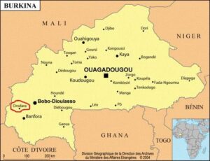 Carte du Burkina Faso - Distribution Babali